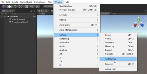 unity test framework wsa